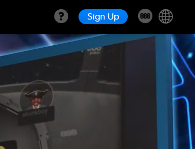 Gå til nettsiden eller 888poker app: