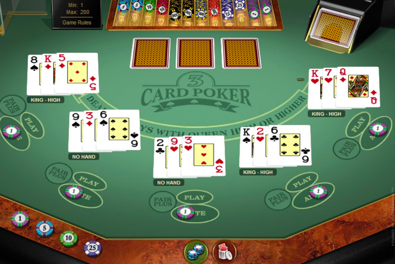 3 card poker rules in casino