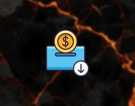 Gjør første innskudd: 