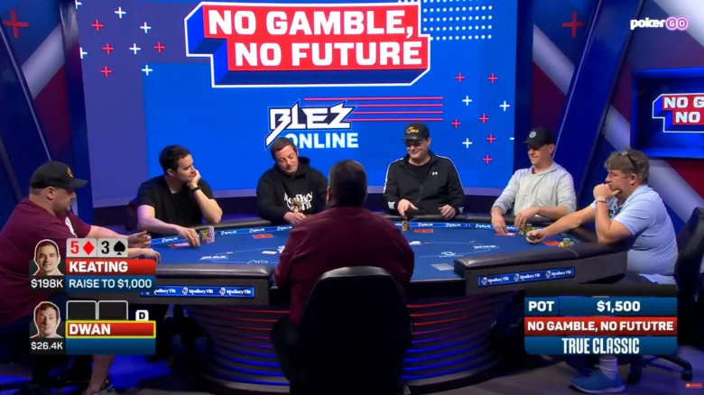 No Gamble No Future – Dag 1-bordet
