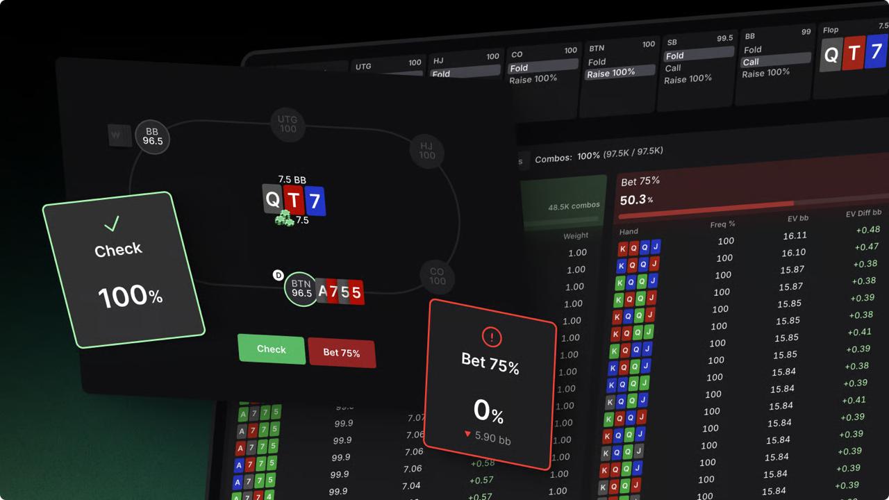 GTO Wizard har offisielt lansert støtte for Pot-Limit Omaha. Den nye solveren inkluderer nå 4-korts PLO for både cash games og MTT-er, med komplette løsninger fra preflop til river. Samtidig bekrefter utviklerne at støtte for PLO5 og PLO6 allerede er under utvikling.