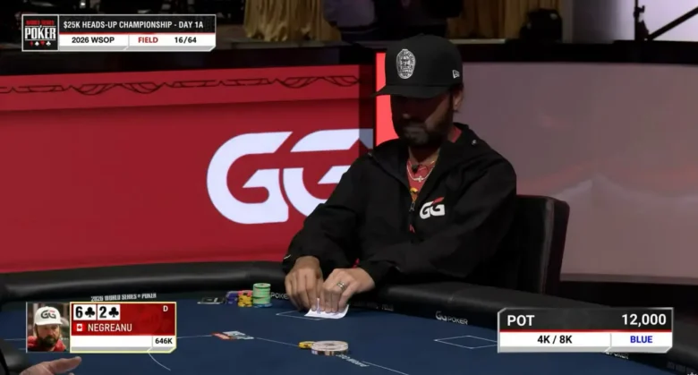 Daniel Negreanu på WSOP-streamen