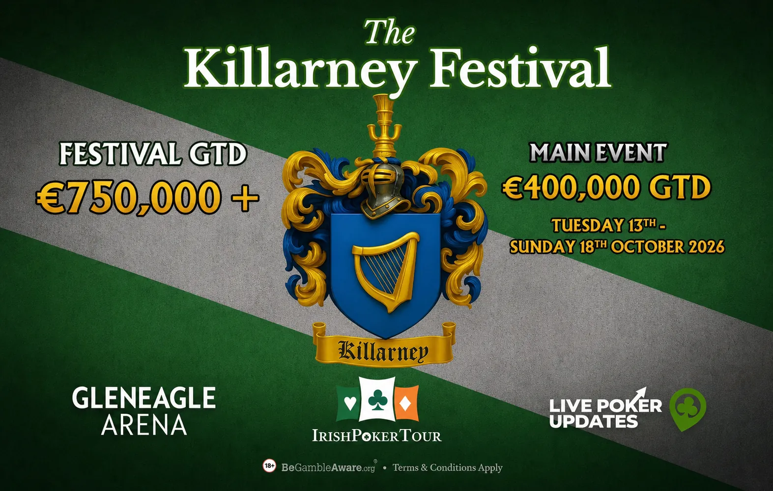 RedStar Poker baner vei for The Killarney Festival 2026
