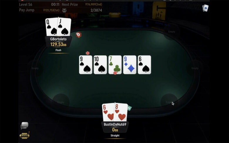 I heads-up ble partene enige om en deal: BustinDaNut69 fikk $102,248, GBortoleto $96,494. Tittelen gikk til GBortoleto.