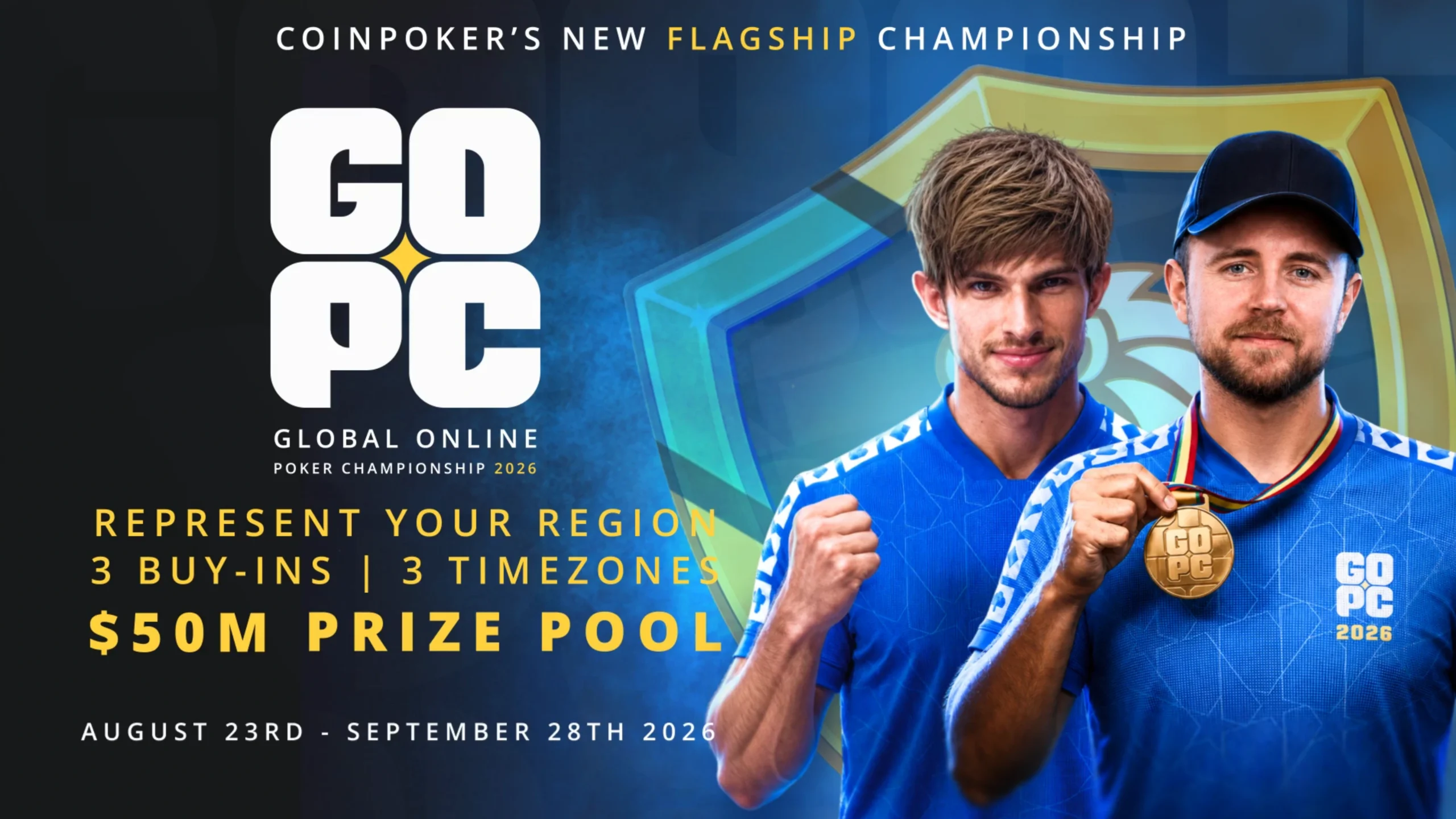 CoinPoker setter ny rekord: GOPC 2026 byr på $50 millioner i garantier