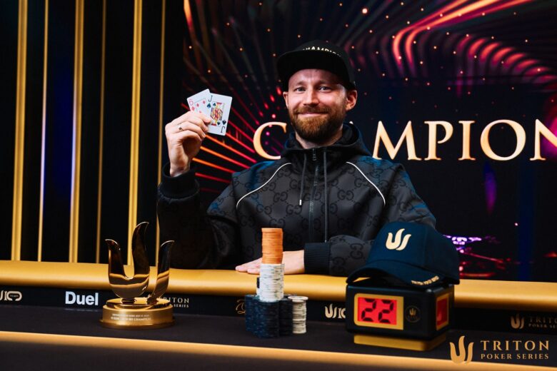 Alex Boika claims his first Triton trophy, winning the $25K NLH 8-Handed for $761K.
