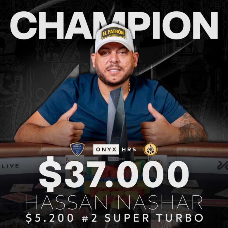 Første trofé i serien ble delt ut i $5,200 Super Turbo med 28 entries. Etter en femveis deal vant senegalesiske Hassan Nassar («El Patron») og tok hjem $37K.