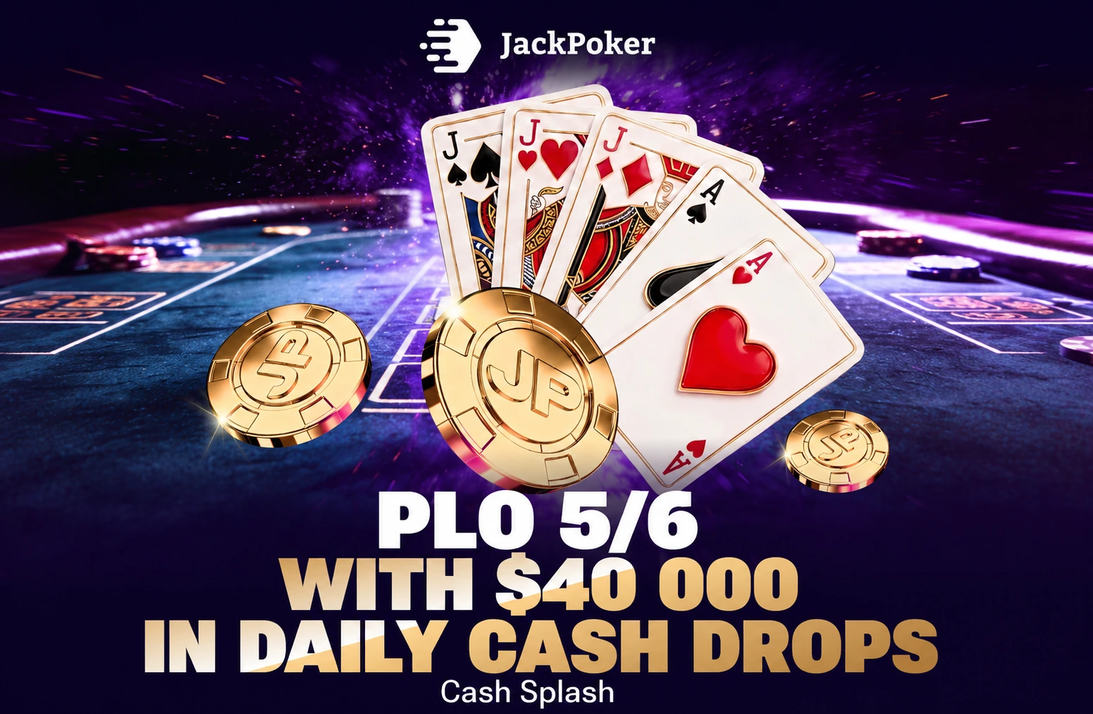 JackPoker Cash Splash deler ut opptil $40 000 om dagen