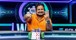 Santhosh Suvarna vinner sitt tredje WSOP-armbånd i $50K High Roller for $1.992.870
