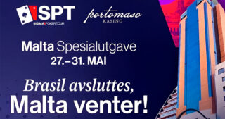 Mai er helt dedikert til poker – både online og live. Malta har spesielt utviklet seg de siste årene til et av Europas fremste pokersteder. På slutten av måneden vender SiGMA Poker Tour tilbake til det eksklusive Portomaso Casino