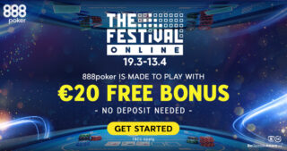 Større og bedre: Nå kan du spille om $1 million i The Festival Online hos 888poker