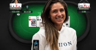 ACR Poker-proffen Ana Marquez leverte varene på nett og vant i pokerrommet hun selv representerer.