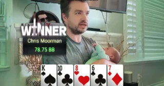 Chris Moorman fikk fart på runnet på ACR Poker etter å ha blitt pappa