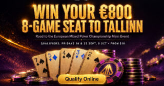 EMPC arrangeres 26.–31. oktober i Tallinn. Spillere kan kvalifisere seg til Main Event via Phenom Poker-satellitter fra $10.