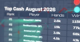 Med StatName ser vi på de beste cashgame-resultatene i august 2026 – fra NL25 til high stakes. Kun nettoresultater på vanlige cashbord.
