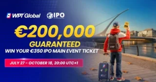 Kvalifiser deg til IPO Main Event via satellitter på WPT Global
